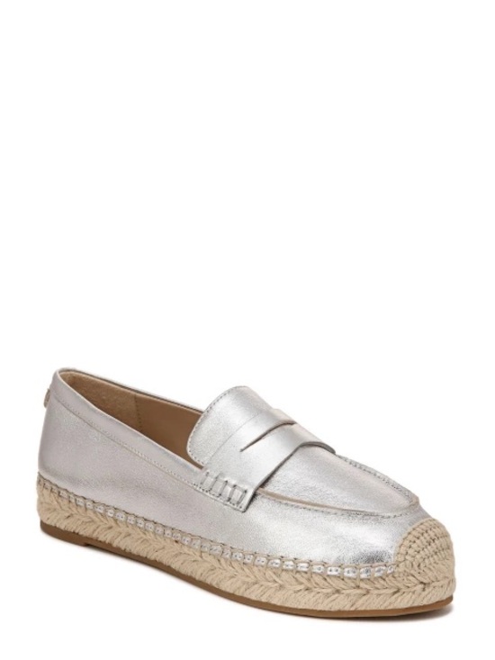 Sam Edelman Shoes - Sam Edelman Kai Espadrilles - metallic silver